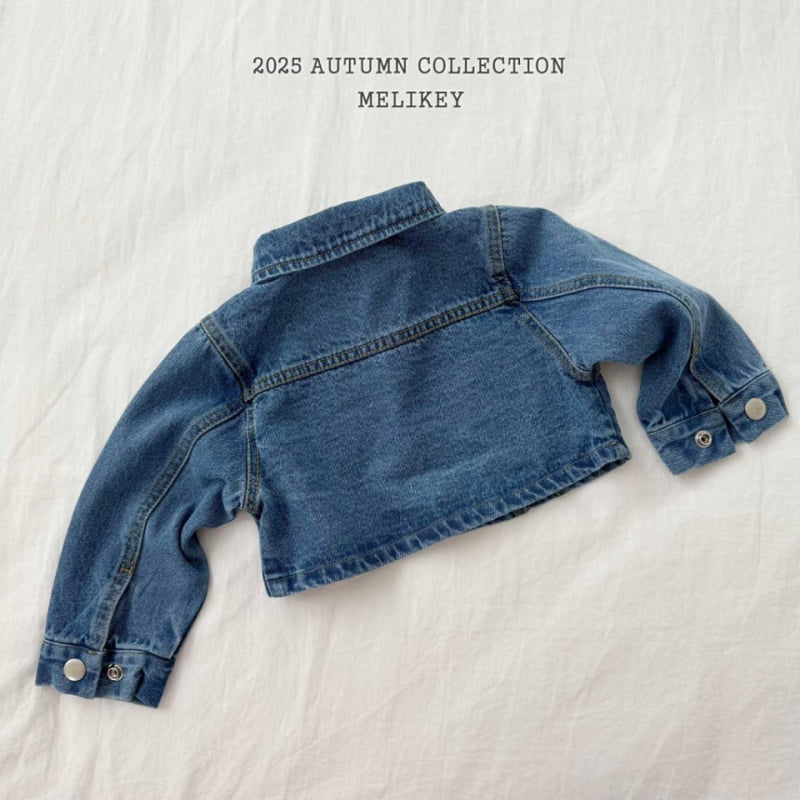 Melikey - Korean Children Fashion - #Kfashion4kids - Denim Short Jacket - 4