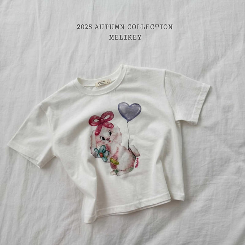 Melikey - Korean Children Fashion - #magicofchildhood - Balloon Rabbit Tee - 3