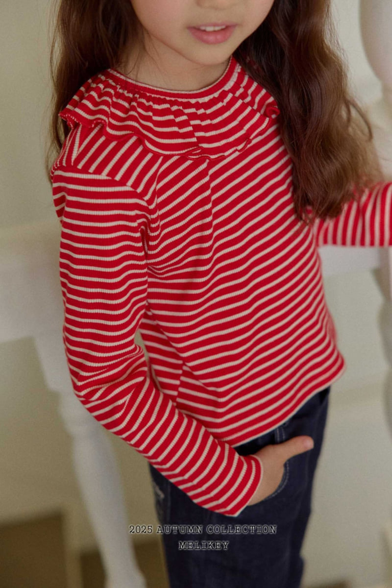 Melikey - Korean Children Fashion - #magicofchildhood - Petit Frill Tee - 7