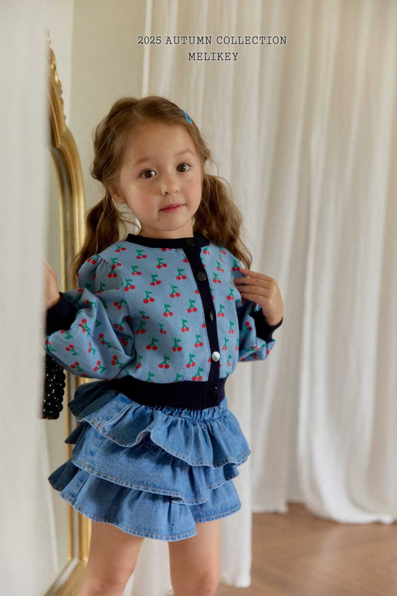Melikey - Korean Children Fashion - #magicofchildhood - Cherry Puff Cardigan - 10