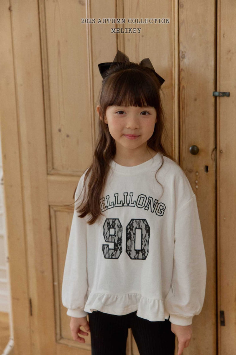 Melikey - Korean Children Fashion - #magicofchildhood - 90 Frill Tee - 12