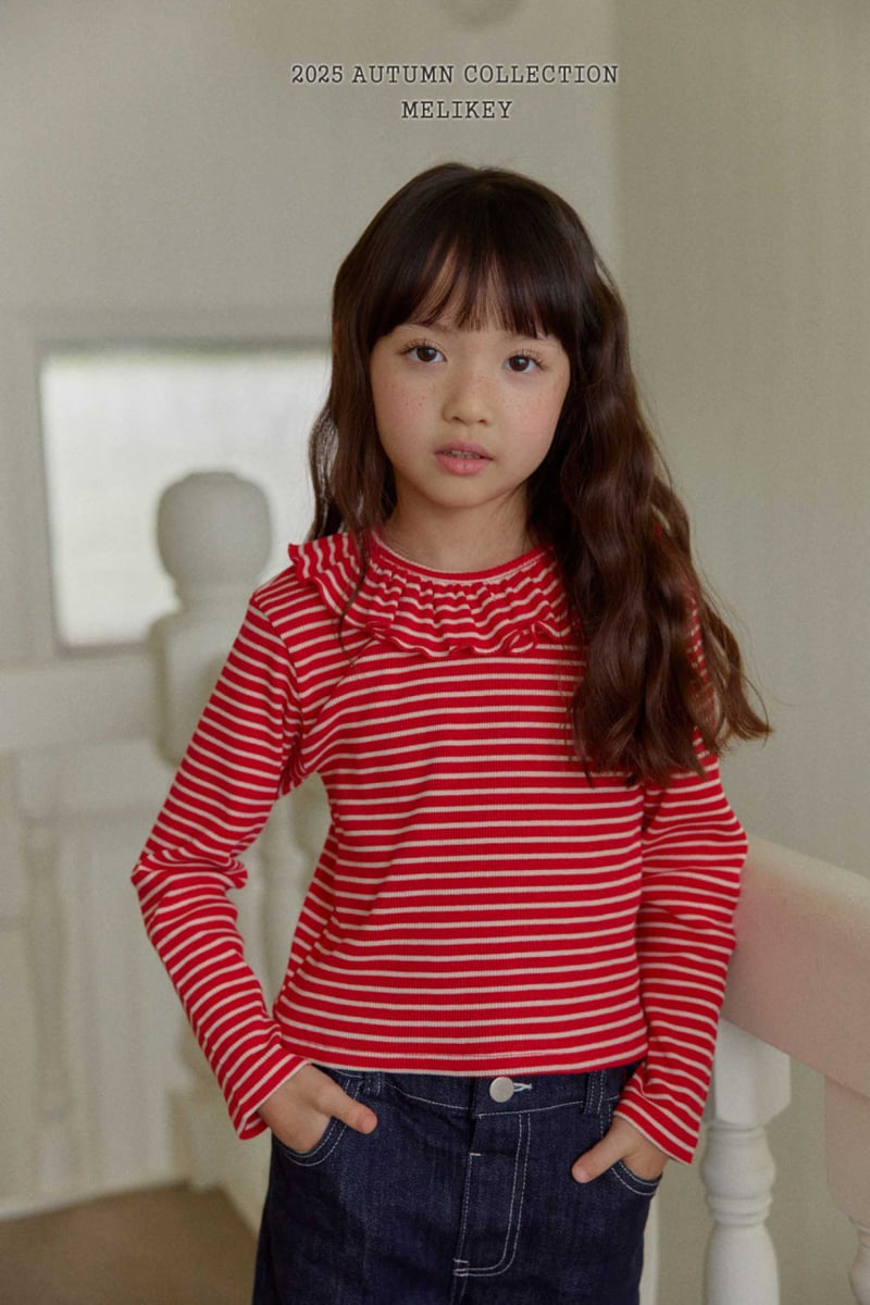 Melikey - Korean Children Fashion - #minifashionista - Petit Frill Tee - 8