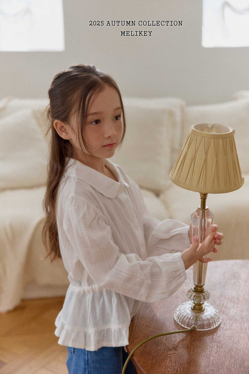 Melikey - Korean Children Fashion - #magicofchildhood - Daol Frill Blouse - 4