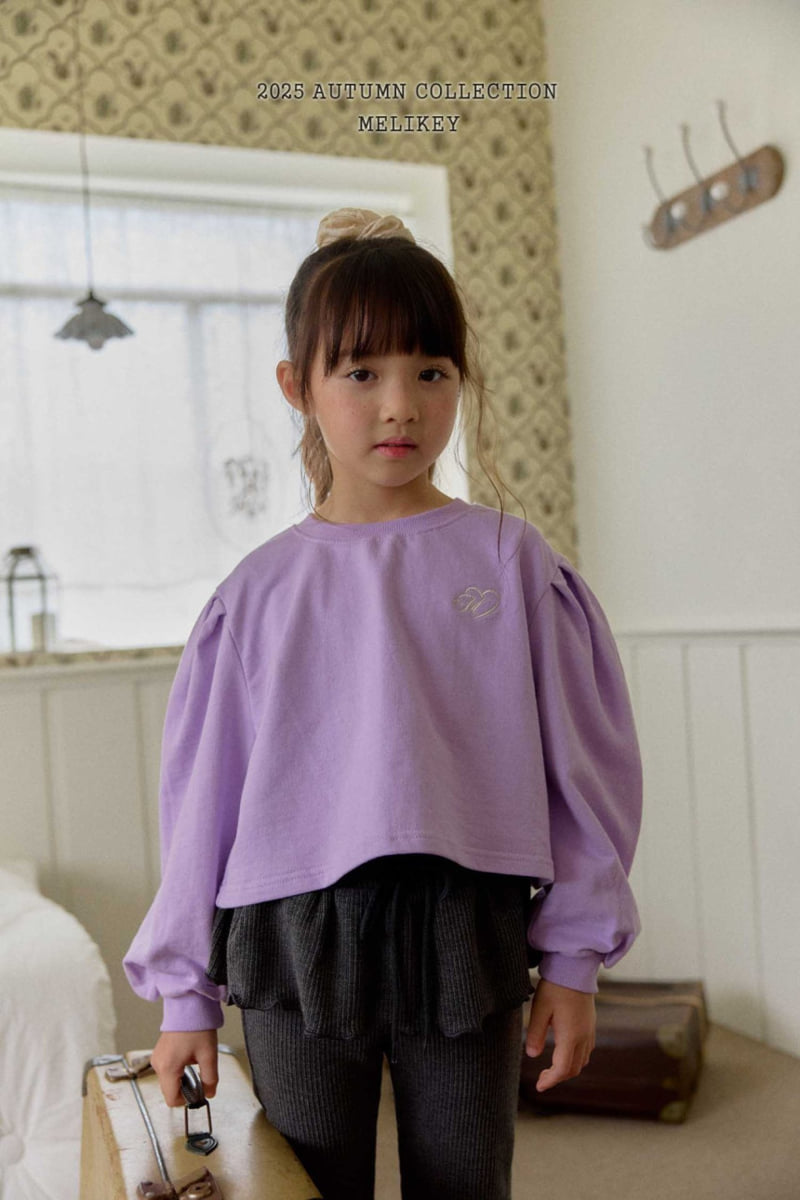 Melikey - Korean Children Fashion - #prettylittlegirls - Back Open Ribbon Sweatshirt - 10
