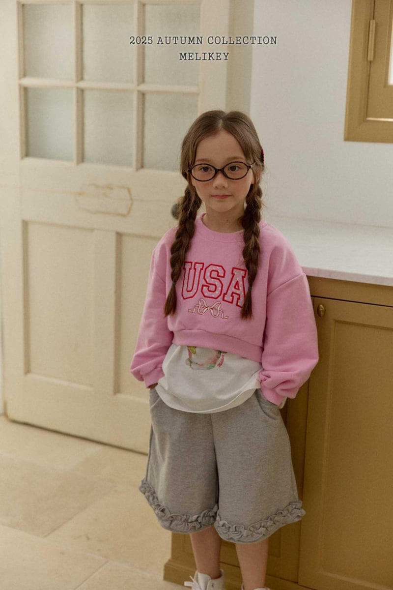 Melikey - Korean Children Fashion - #prettylittlegirls - USA Short Sweatshirt - 7