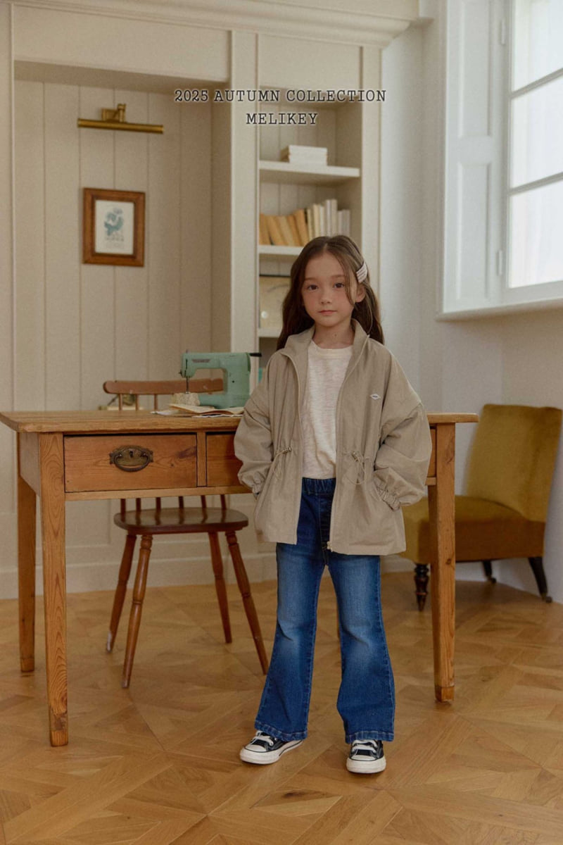 Melikey - Korean Children Fashion - #prettylittlegirls - 102 Denim Bootcut Pants - 6