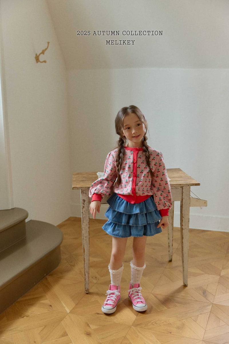 Melikey - Korean Children Fashion - #prettylittlegirls - Ellie Denim Tiered Skirt - 9