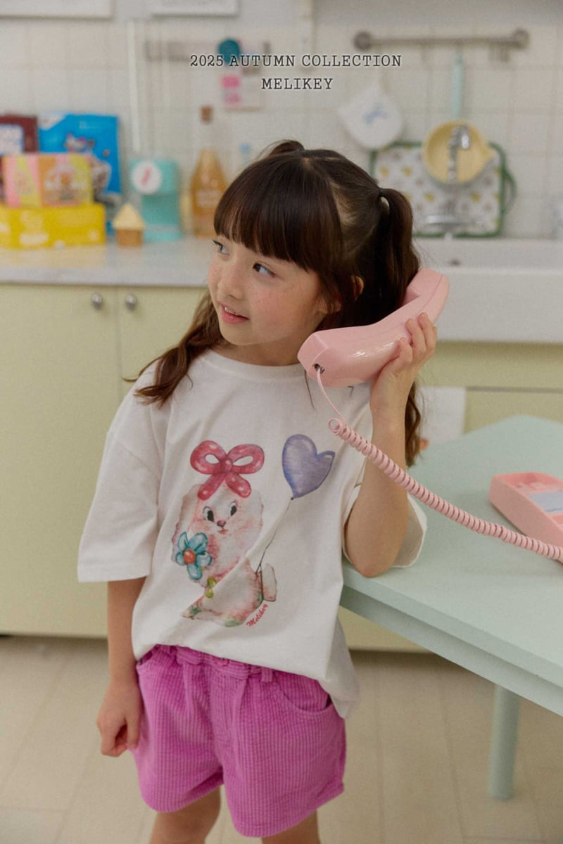 Melikey - Korean Children Fashion - #stylishchildhood - Balloon Rabbit Tee - 8