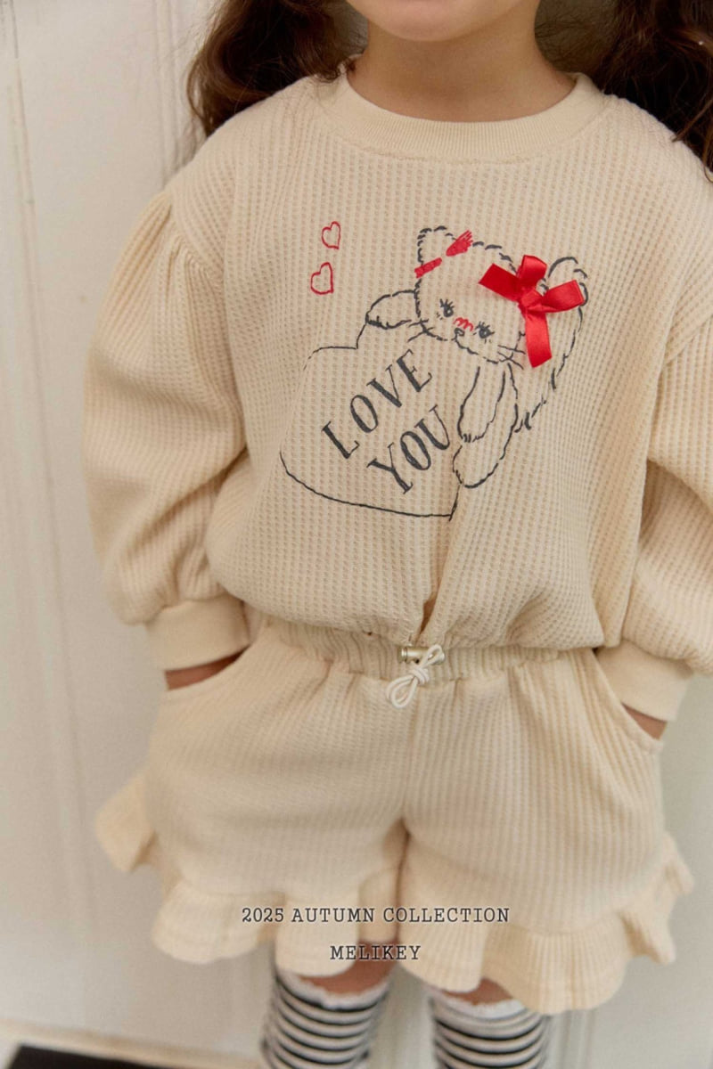 Melikey - Korean Children Fashion - #stylishchildhood - Ribbon Kitty Waffle Set - 12