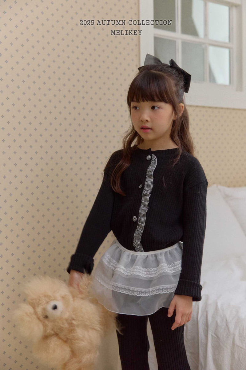 Melikey - Korean Children Fashion - #stylishchildhood - Point Button Cardigan - 5