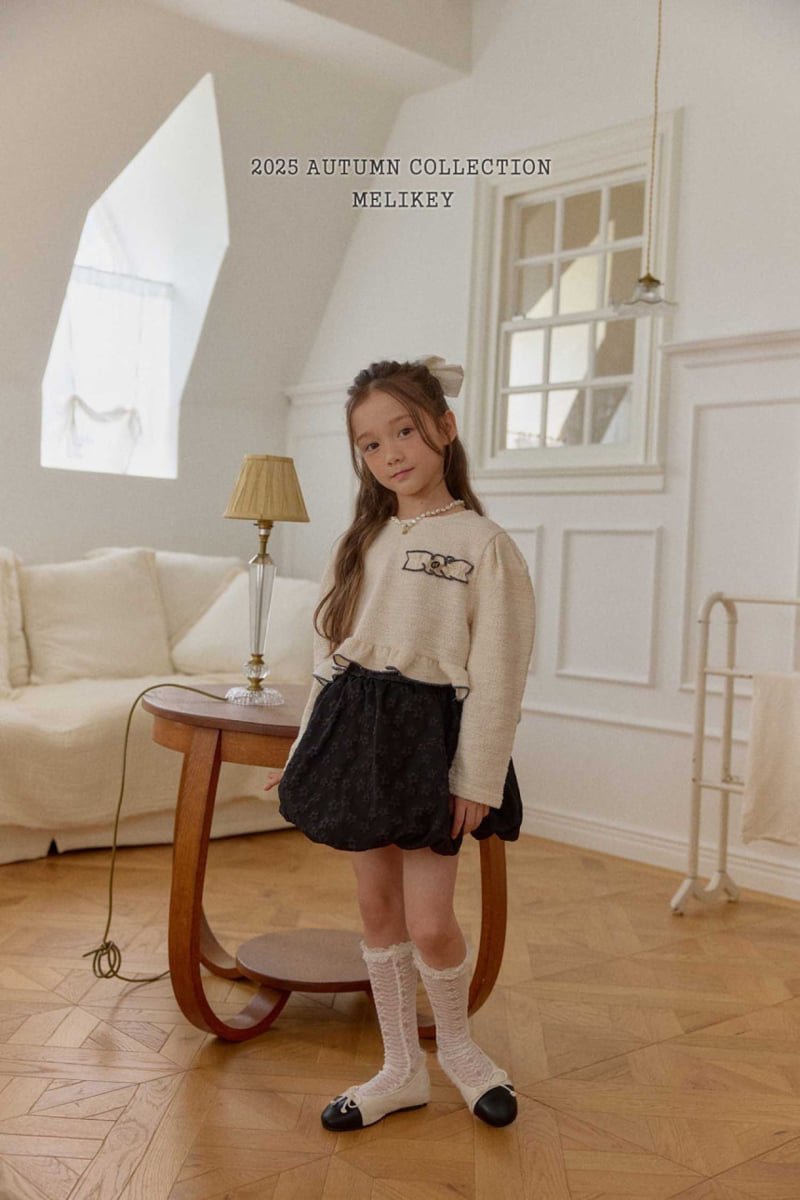 Melikey - Korean Children Fashion - #stylishchildhood - Jacquard Pumpkin Skirt - 3