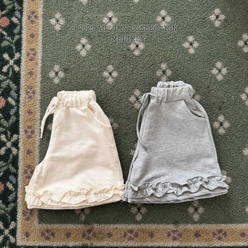 Melikey - Korean Children Fashion - #stylishchildhood - Rosé Frill Pants - 2