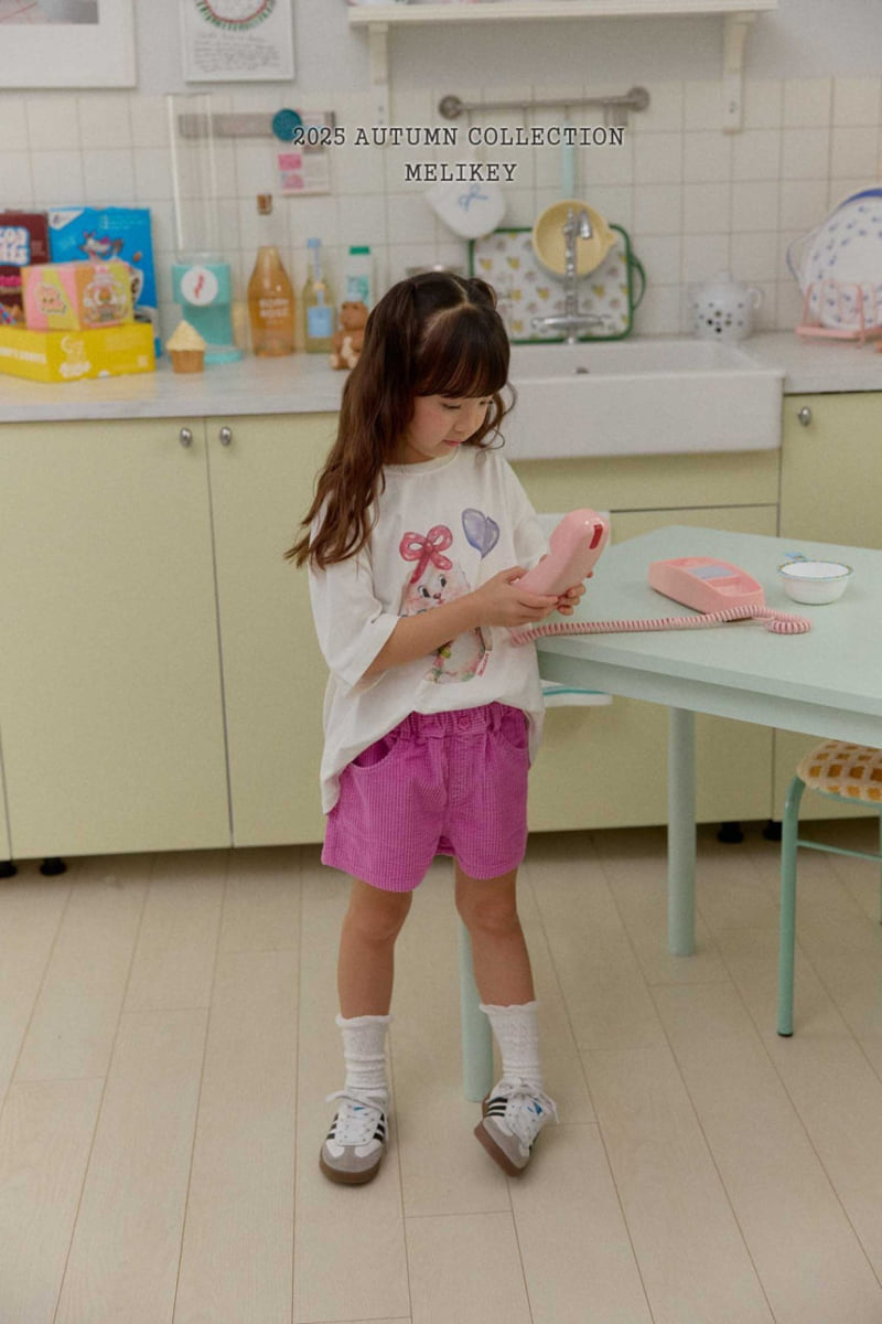 Melikey - Korean Children Fashion - #toddlerclothing - Balloon Rabbit Tee - 7