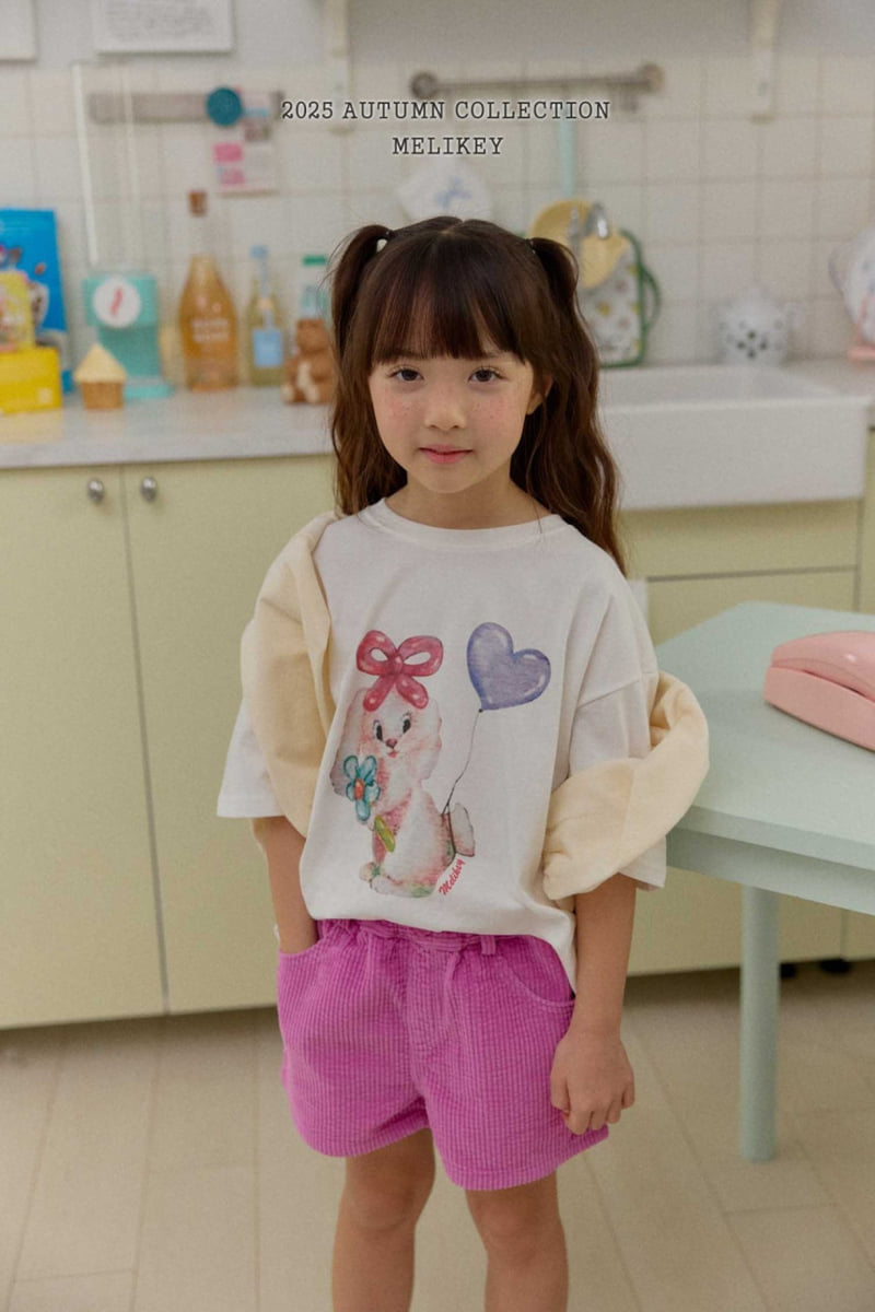 Melikey - Korean Children Fashion - #toddlerclothing - Bubble Corduroy Shorts - 12