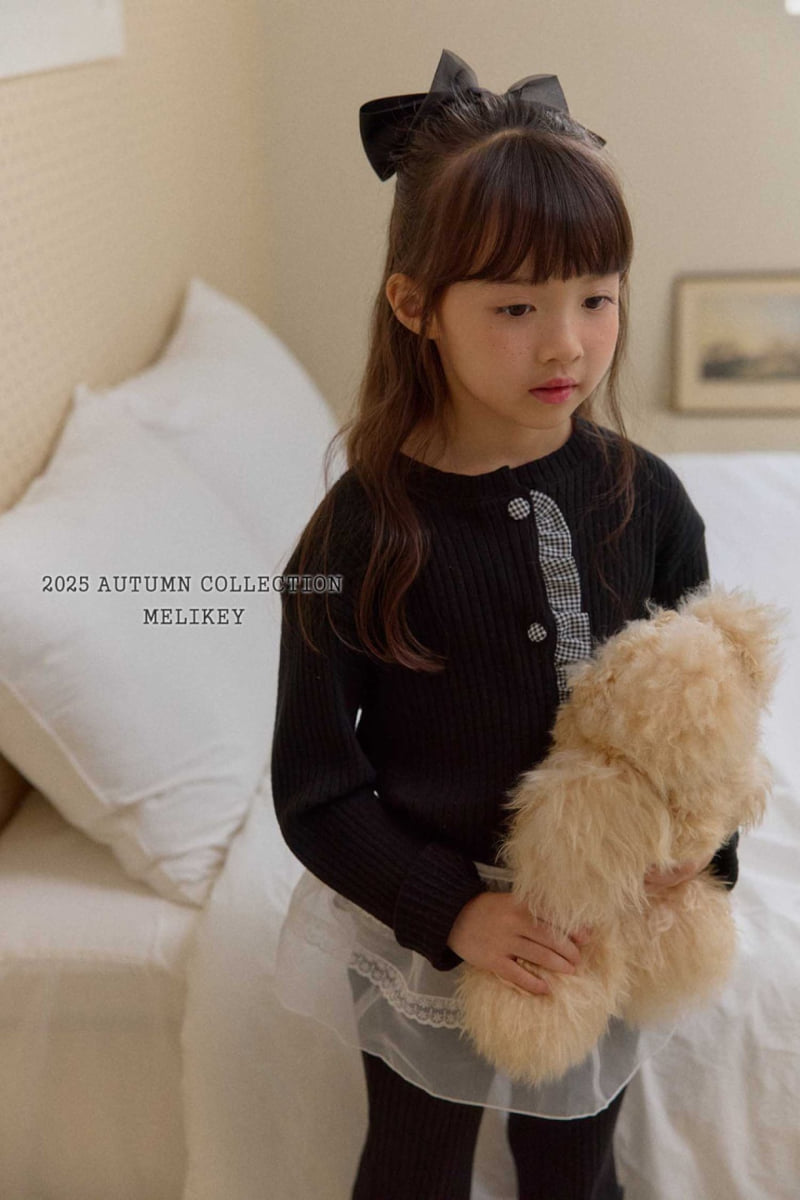 Melikey - Korean Children Fashion - #todddlerfashion - Point Button Cardigan - 4