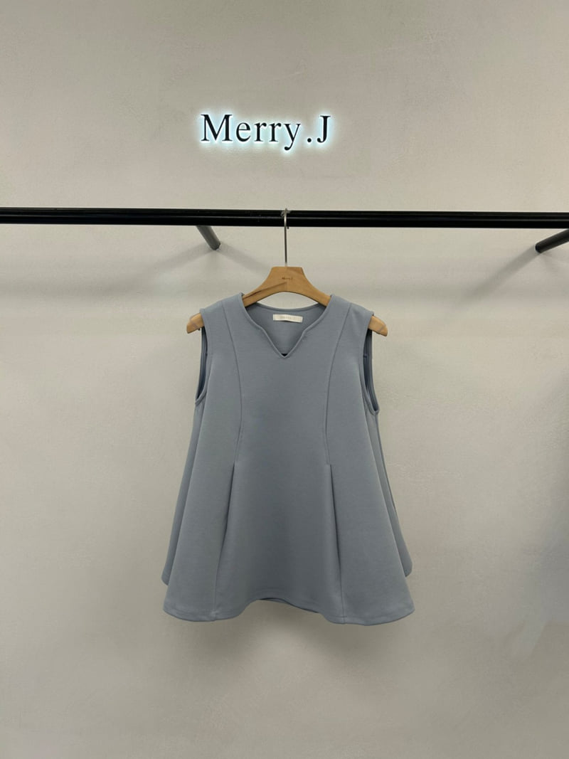 Merry J - Korean Women Fashion - #momslook - Pin-Tuck Flare Blouse - 7