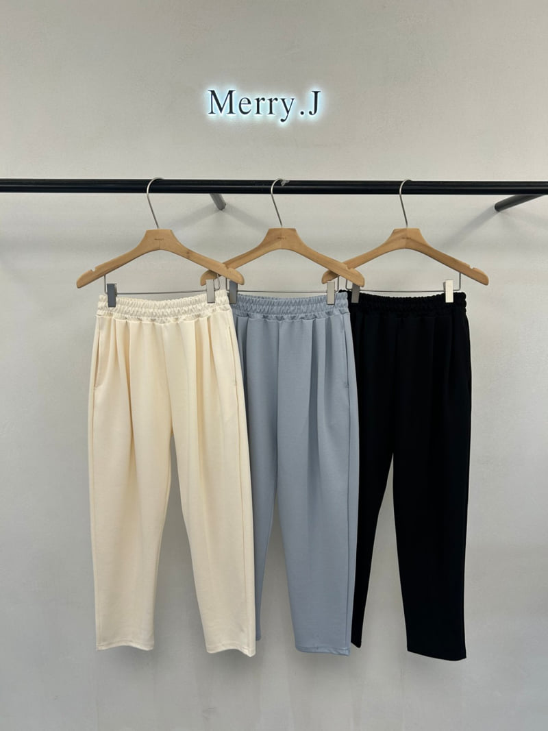 Merry J - Korean Women Fashion - #momslook - Pin-Tuck Slacks - 10