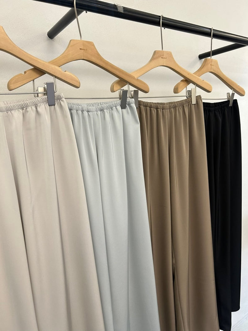 Merry J - Korean Women Fashion - #momslook - Aleng Wide Pants - 2