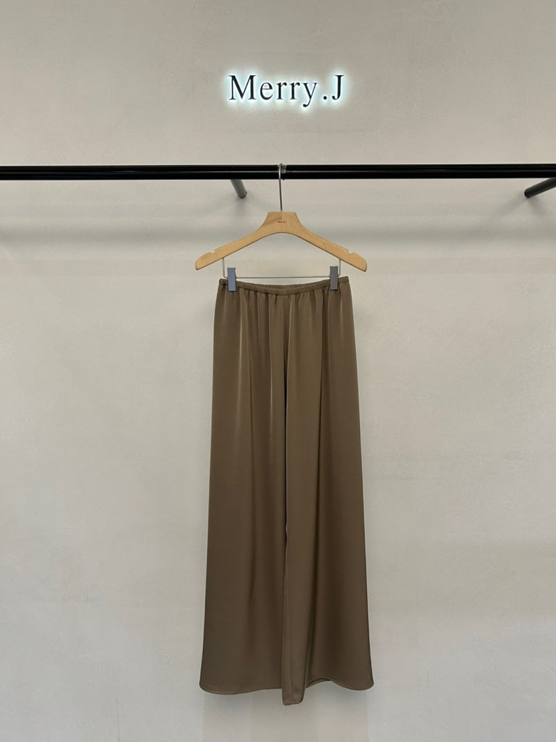 Merry J - Korean Women Fashion - #momslook - Aleng Wide Pants - 6