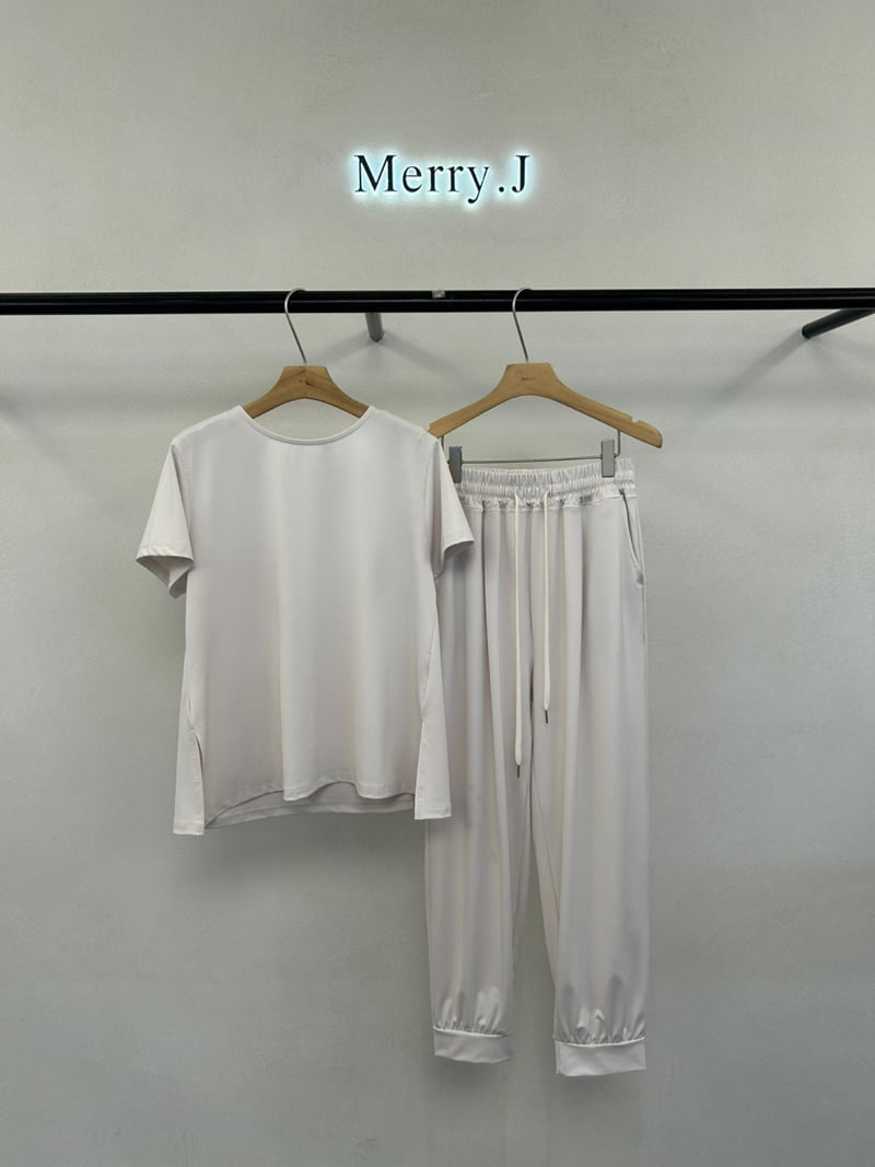 Merry J - Korean Women Fashion - #momslook - Aero Jogger Pants - 2