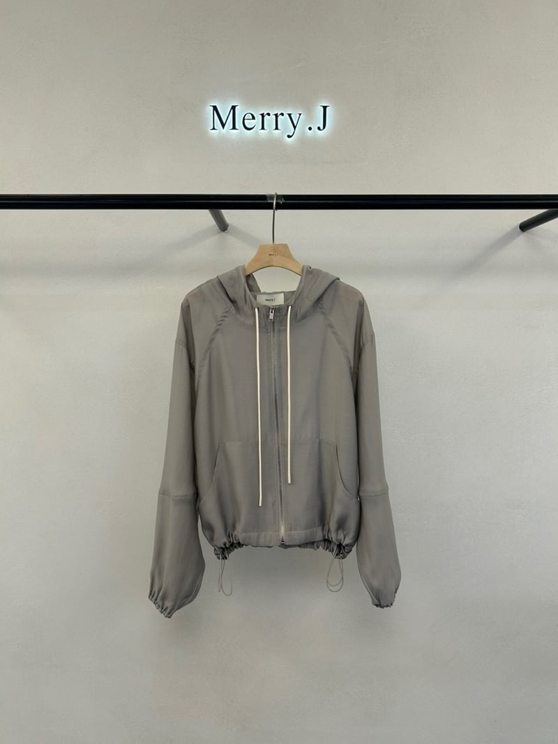 Merry J - Korean Women Fashion - #momslook - Organza Hoodie Jacket - 6