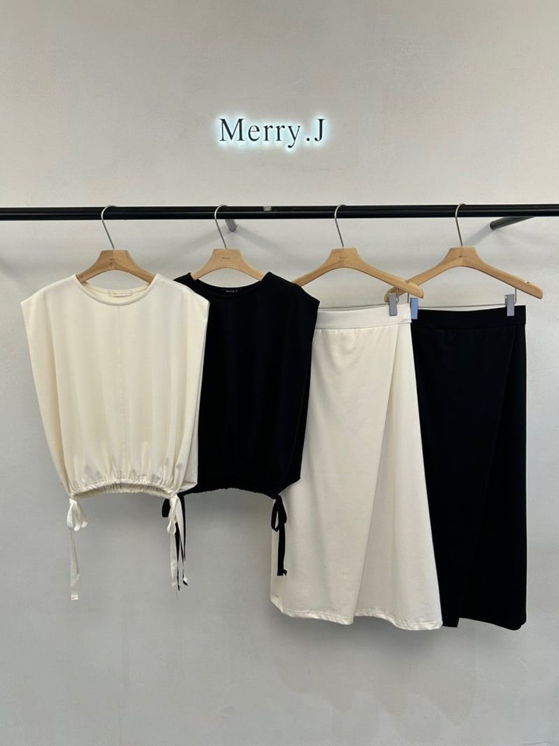 Merry J - Korean Women Fashion - #momslook - Macaron Wrap Skirt