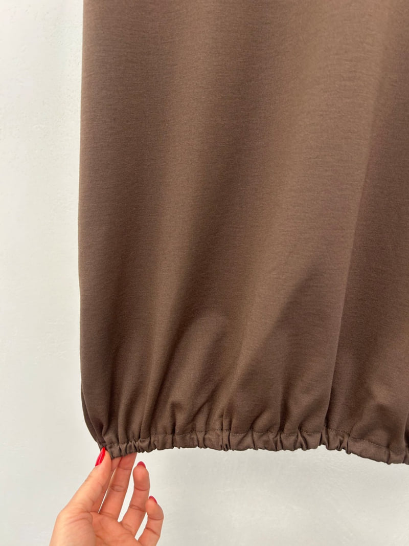 Merry J - Korean Women Fashion - #restrostyle - Modal Shirring Banding Tee - 11