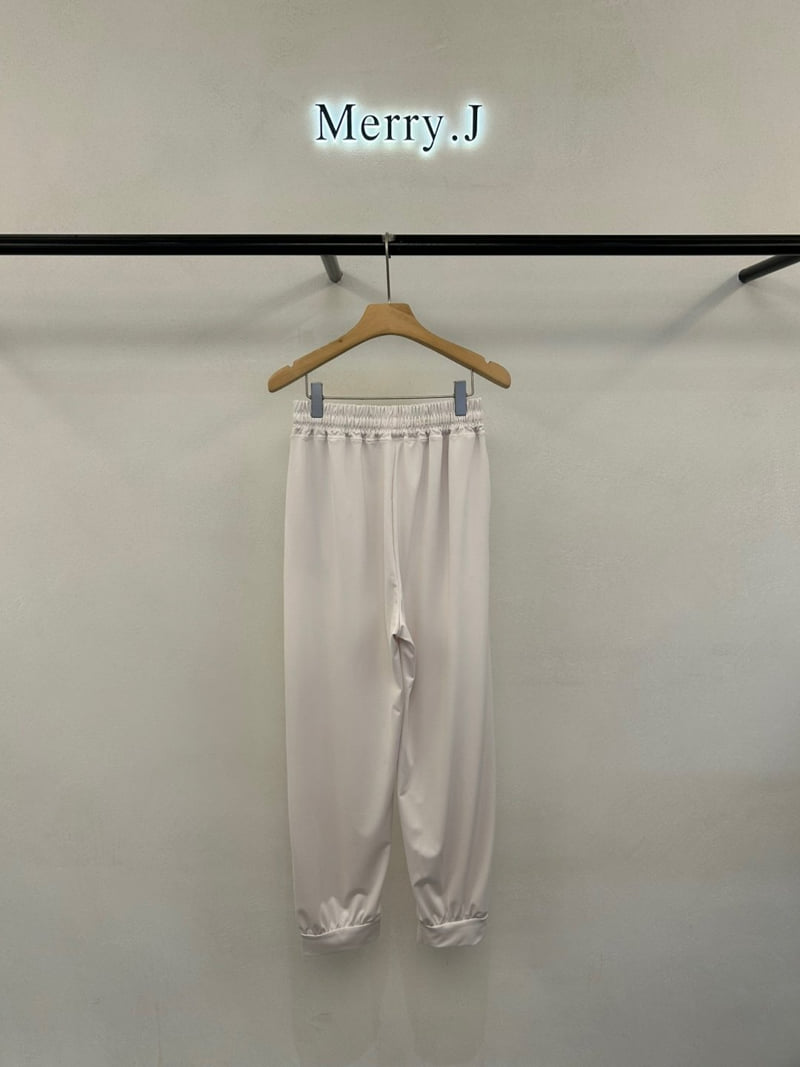 Merry J - Korean Women Fashion - #romanticstyle - Aero Jogger Pants - 8