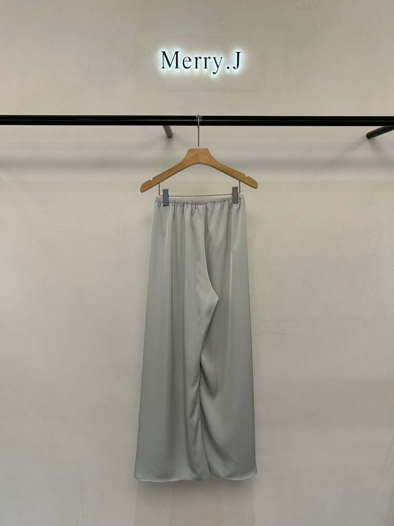Merry J - Korean Women Fashion - #vintageinspired - Aleng Wide Pants - 8