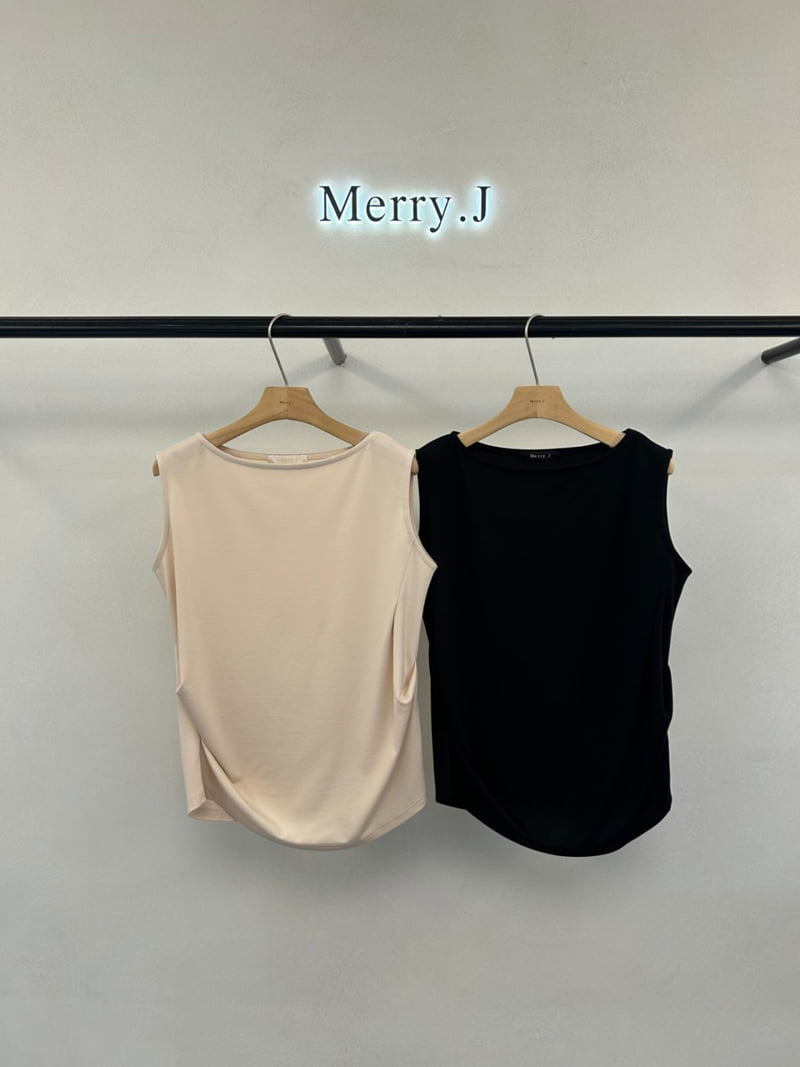 Merry J - Korean Women Fashion - #womensfashion - Lawrence Boatneck Tee - 5