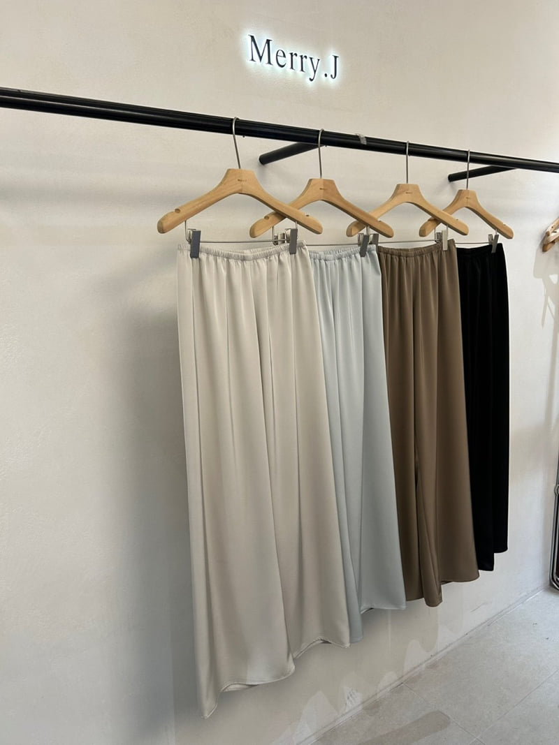 Merry J - Korean Women Fashion - #womensfashion - Aleng Wide Pants - 3
