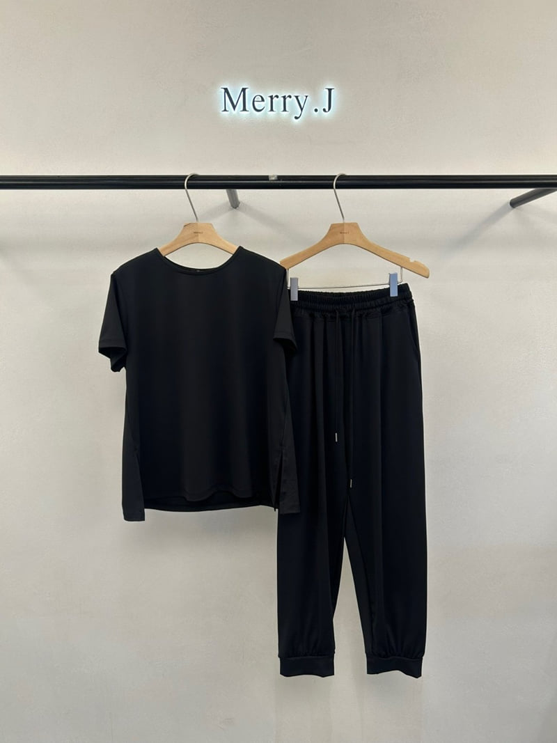 Merry J - Korean Women Fashion - #womensfashion - Aero Jogger Pants - 3
