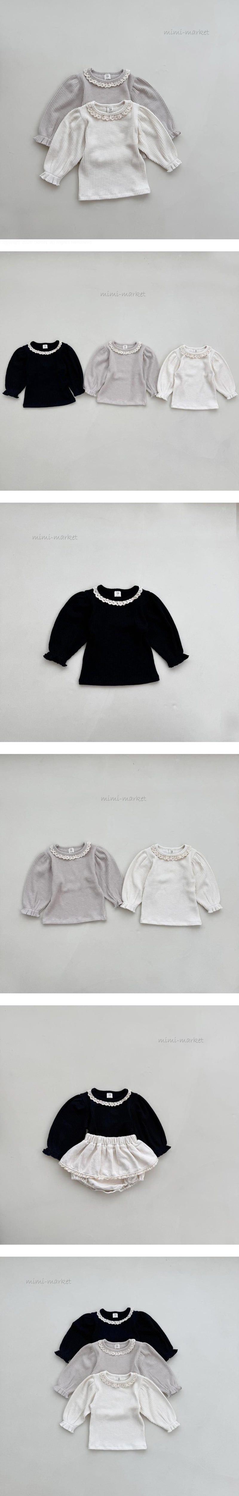 Mimi Market - Korean Baby Fashion - #babyboutique - Torsion Collar Tee