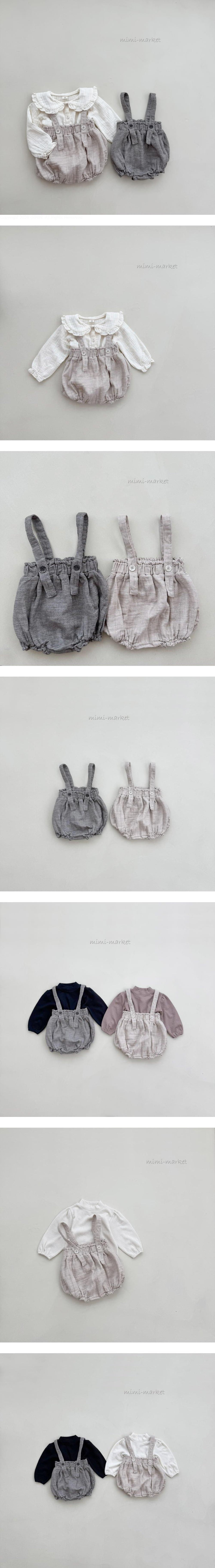 Mimi Market - Korean Baby Fashion - #babygirlfashion - Twill Jar Overalls