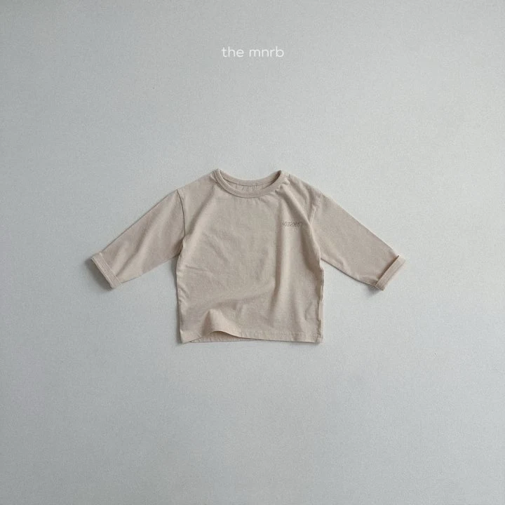 Mini Robe - Korean Baby Fashion - #babyboutique - Logo Round Tee - 8