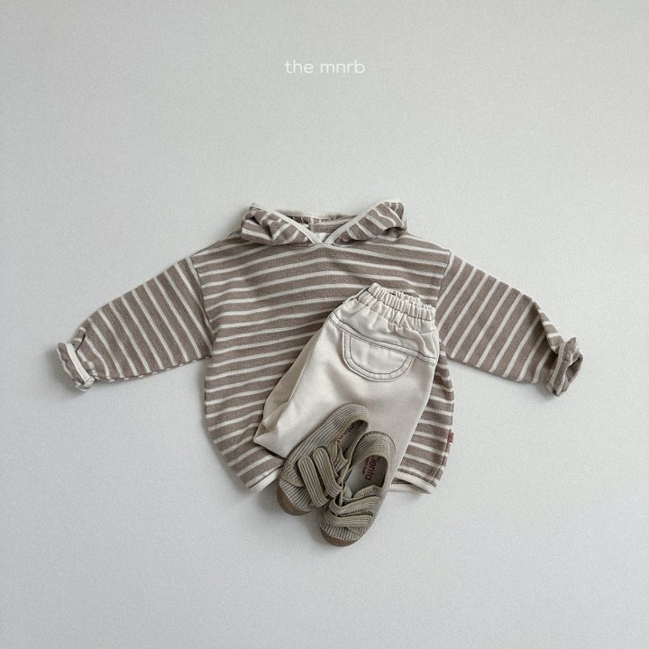 Mini Robe - Korean Baby Fashion - #babyboutique - Joy Stripe Hoodie - 8