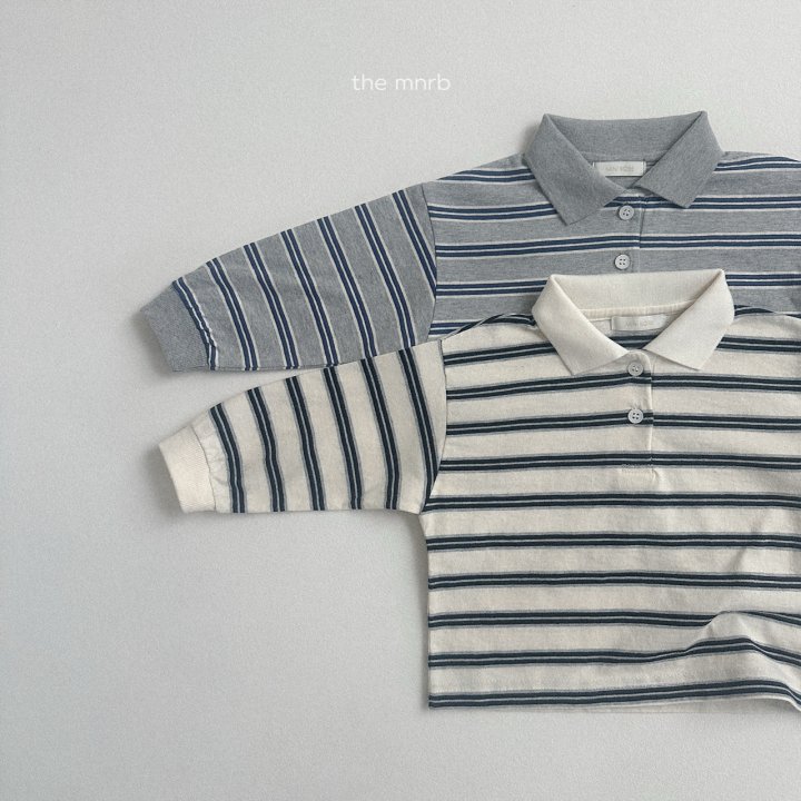 Mini Robe - Korean Baby Fashion - #babyboutique - Vogue Collar Tee - 3