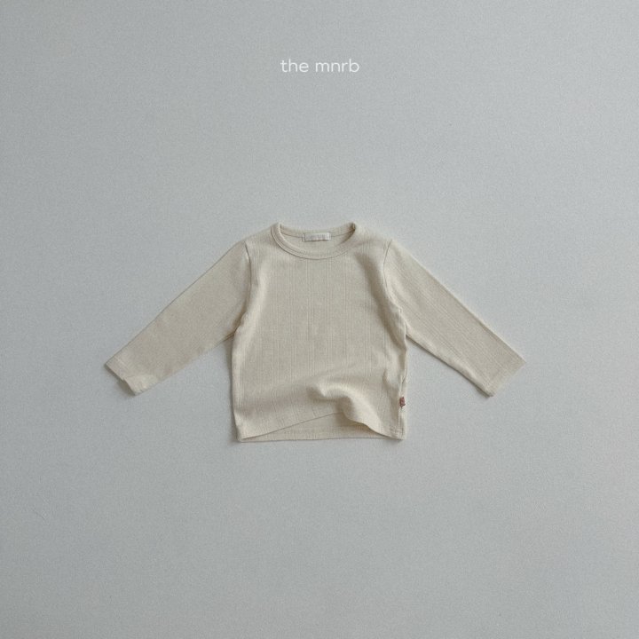 Mini Robe - Korean Baby Fashion - #babyboutique - Eyelet Round Tee - 8