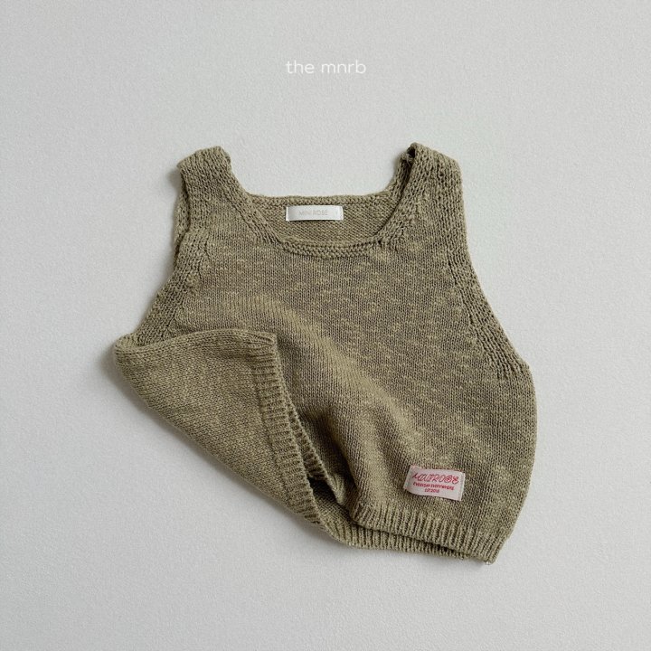 Mini Robe - Korean Baby Fashion - #smilingbaby - Square Neck Vest - 4
