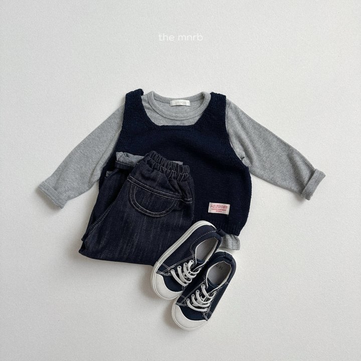 Mini Robe - Korean Baby Fashion - #babyboutique - Round Non-fade Denim Pants - 12