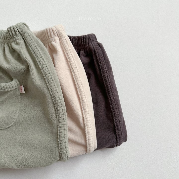 Mini Robe - Korean Baby Fashion - #babyboutiqueclothing - Dewy Terry Pants - 3