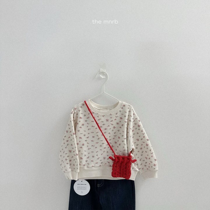 Mini Robe - Korean Baby Fashion - #babyboutiqueclothing - Flower Sweatshirt - 12