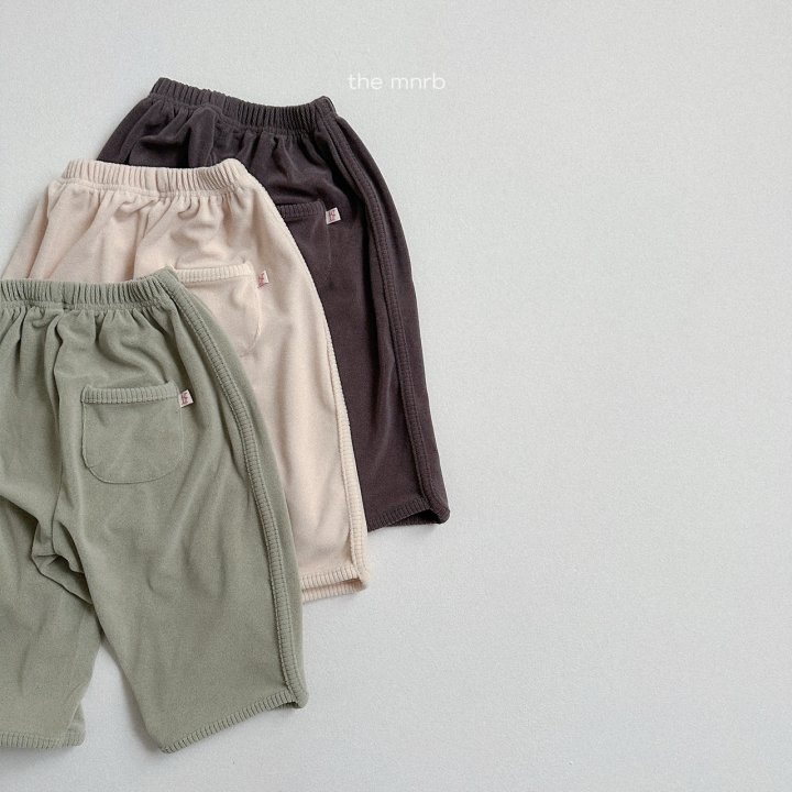 Mini Robe - Korean Baby Fashion - #babyboutiqueclothing - Dewy Terry Pants - 4