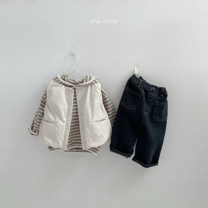 Mini Robe - Korean Baby Fashion - #babyclothing - Joy Stripe Hoodie - 10