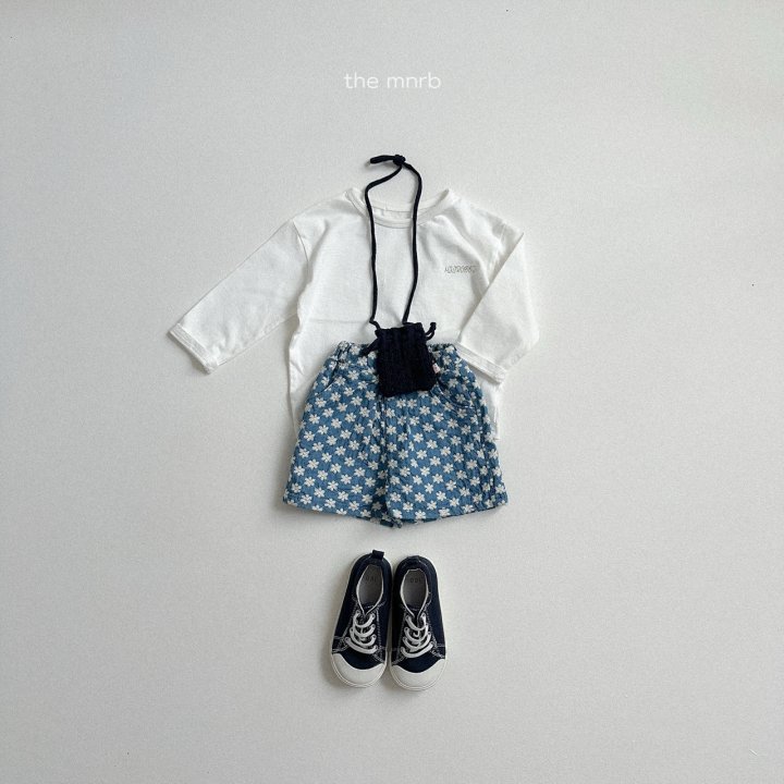 Mini Robe - Korean Baby Fashion - #babyclothing - Flower Denim Shorts - 11