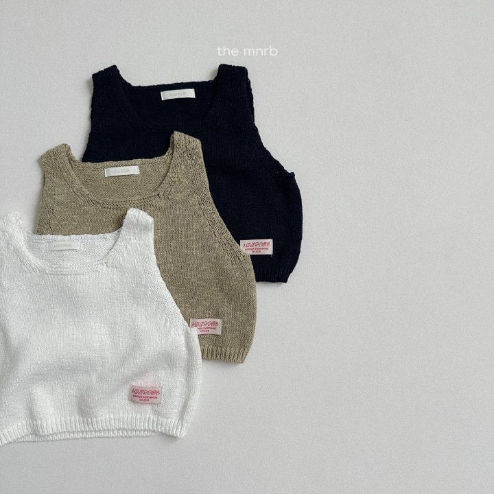 Mini Robe - Korean Baby Fashion - #babyclothing - Square Neck Vest - 6