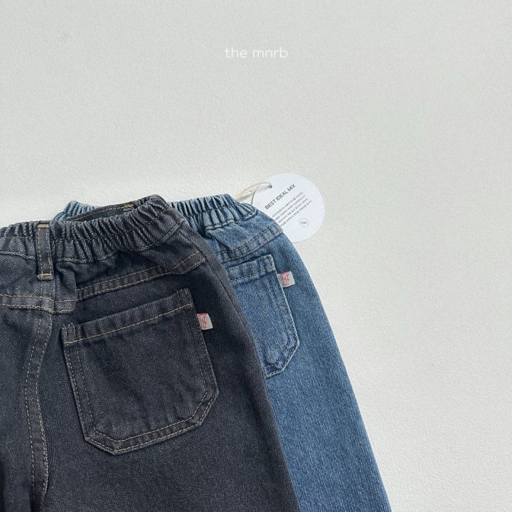 Mini Robe - Korean Baby Fashion - #babyclothing - Autumn Pocket Denim Pants - 5
