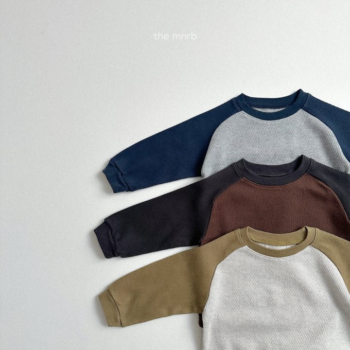 Mini Robe - Korean Baby Fashion - #babyfashion - Waffle Raglan Sweatshirt - 5
