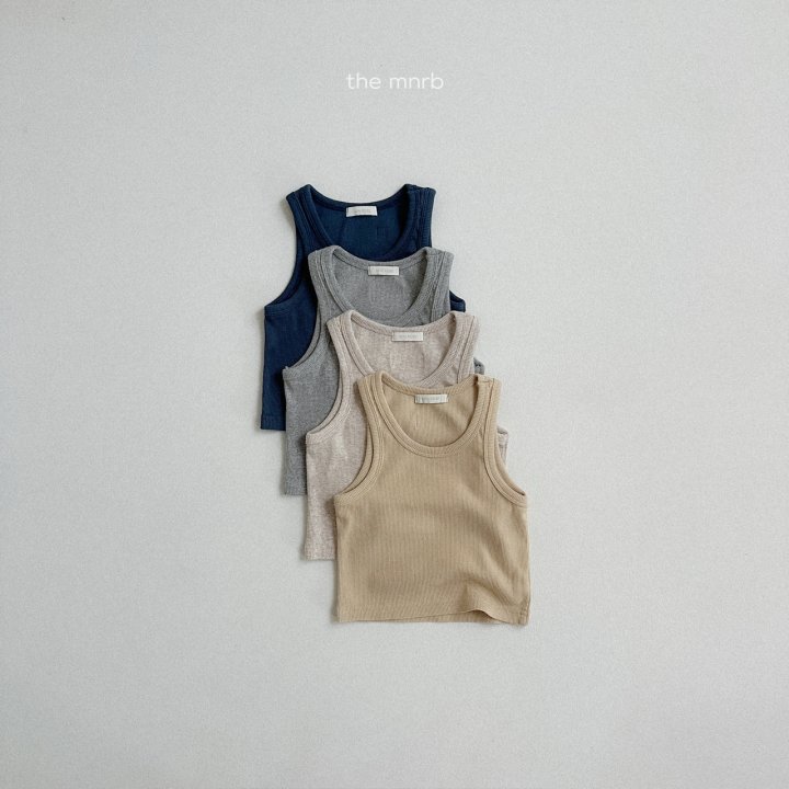 Mini Robe - Korean Baby Fashion - #babyfashion - Tight Ribbed Sleeveless - 3