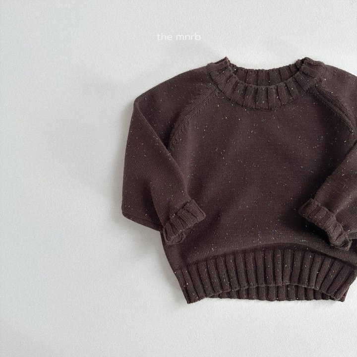 Mini Robe - Korean Baby Fashion - #babyfashion - Cookies Cream Knit - 9
